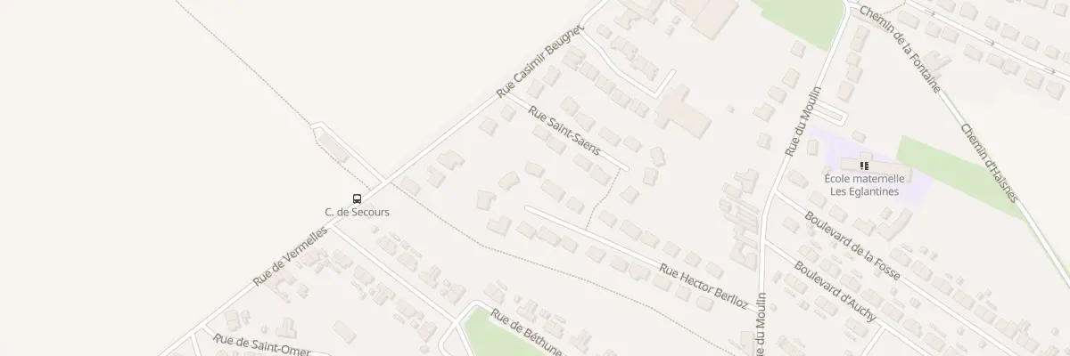Plan du 10 Rue Hector Berlioz à Auchy-les-Mines