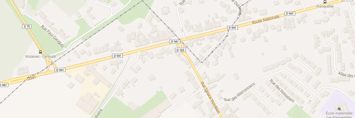 Plan du 31 Rte Nationale à Auchy-les-Mines