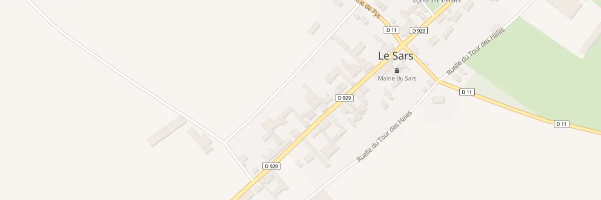 Plan du 53 Rue Nationale au Sars