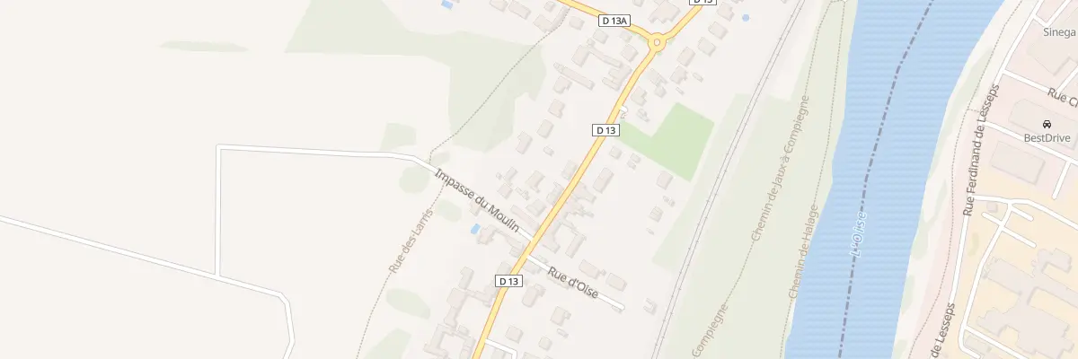 Plan du 785 Rue de la République à Jaux