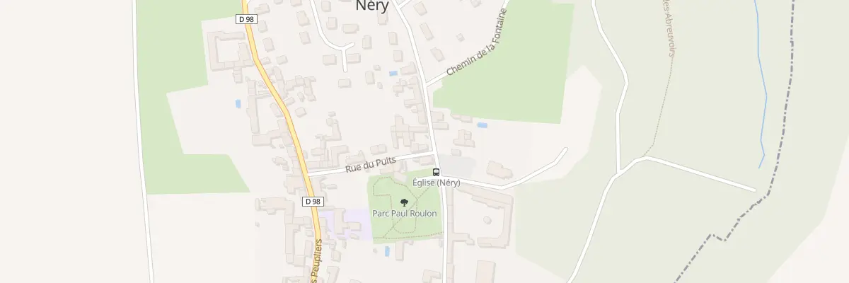 Plan du 13 Rue du Puits à Néry