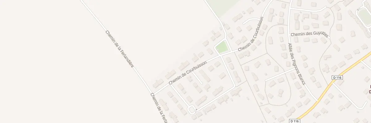 Plan du 21 Che de Courbuisson au Châtelet-en-Brie
