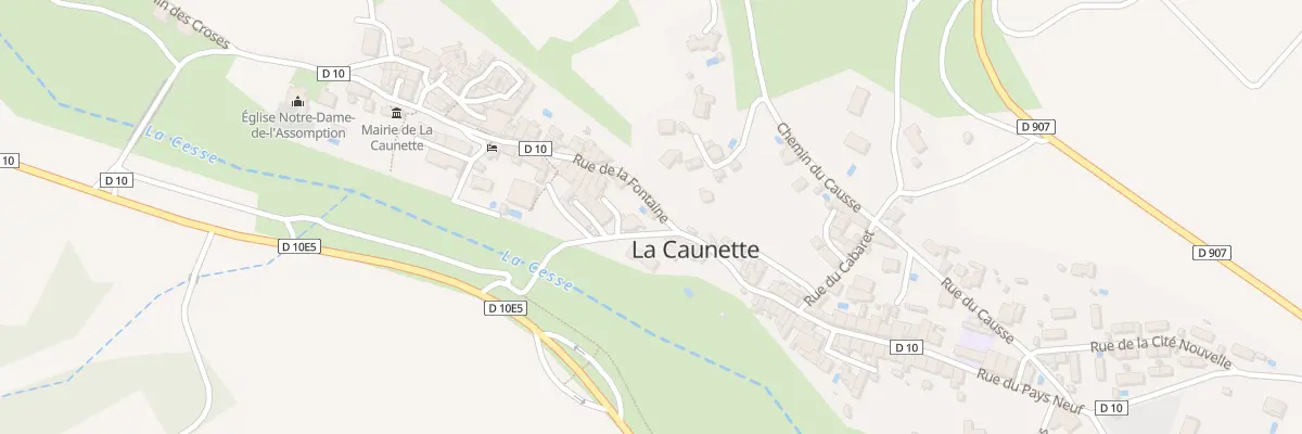 Plan du 5018F Le Village à La Caunette