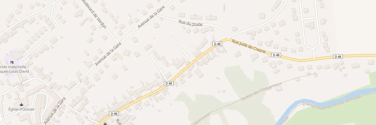 Plan du 77 Rue Jude de Crene à Ozouer-le-Voulgis