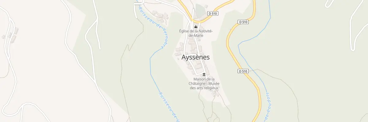Plan du 5008 Ayssenes à Ayssènes