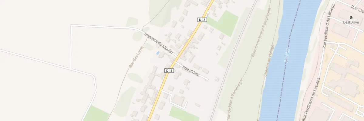 Plan du 742 Rue de la République à Jaux