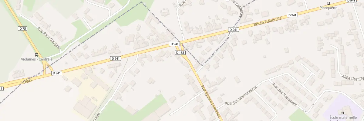 Plan du 1T Rue Ignace Humblot à Auchy-les-Mines