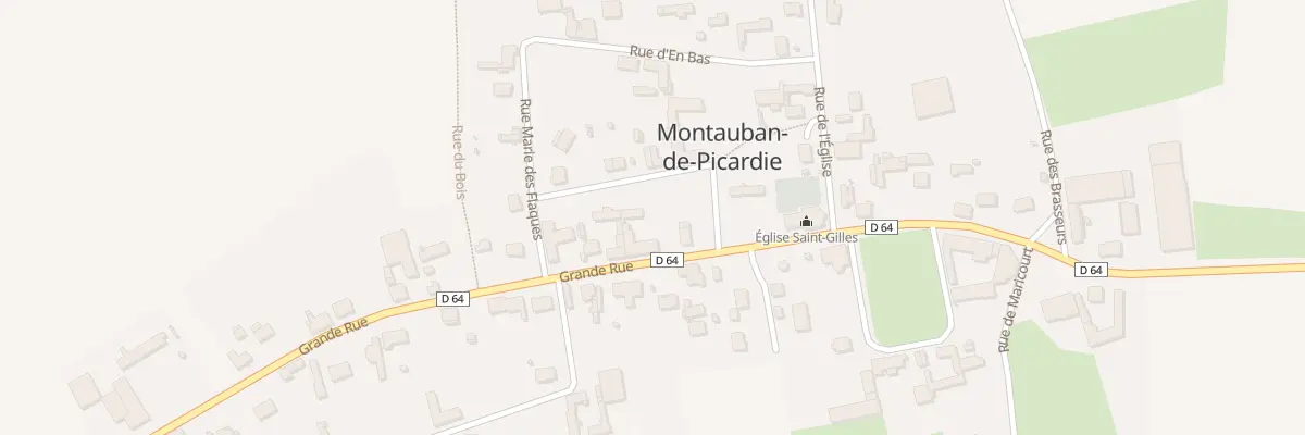Plan du 29 Gr Grande Rue à Montauban-de-Picardie