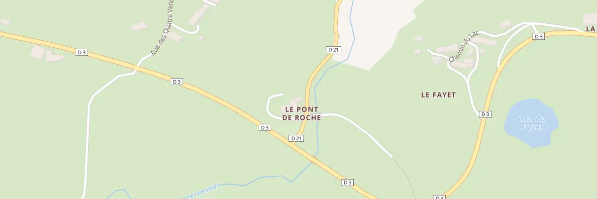 Plan du 6016 Pont de Roche à Saint-Saturnin