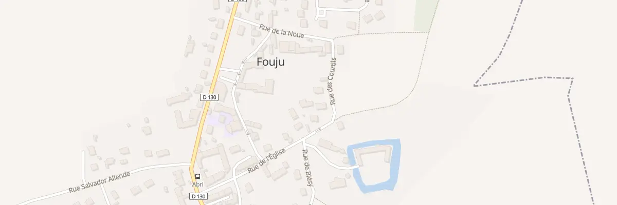 Plan du 201 Rue de l’Eglise à Fouju