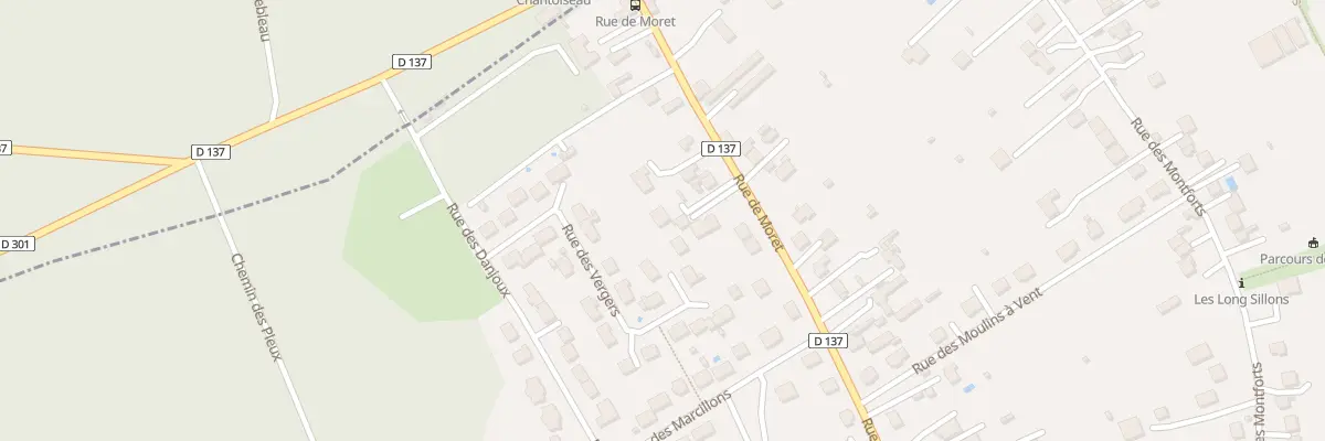 Plan du 12B Rue de Moret à Thomery