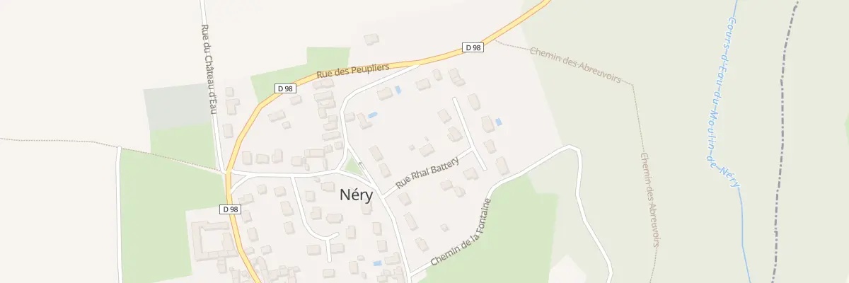 Plan du 16 Imp de la Bretèche à Néry