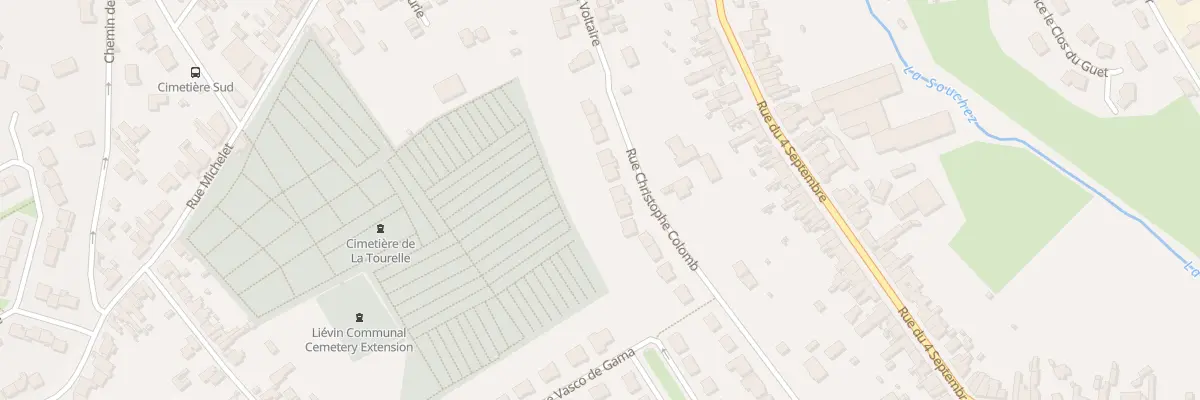 Plan du 25 Rue Christophe Colomb à Liévin