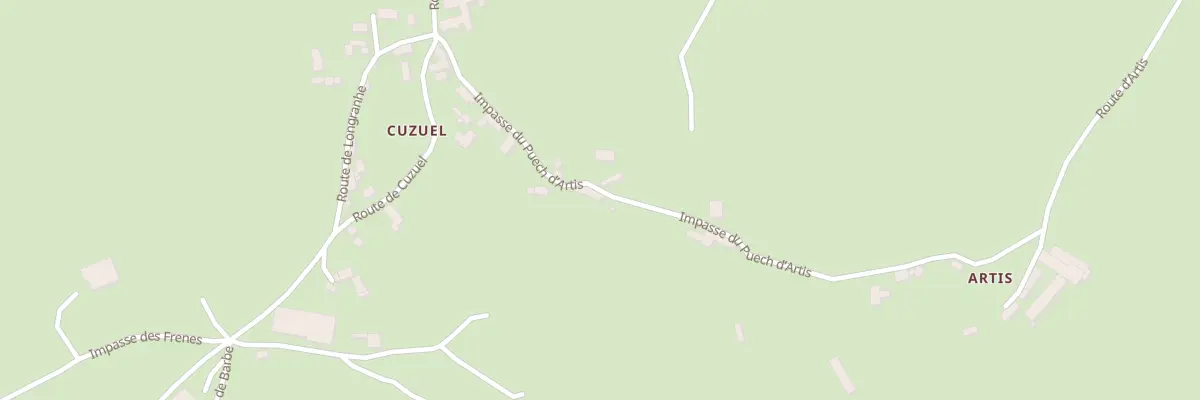 Plan du 5125 Cuzuel à Montpeyroux