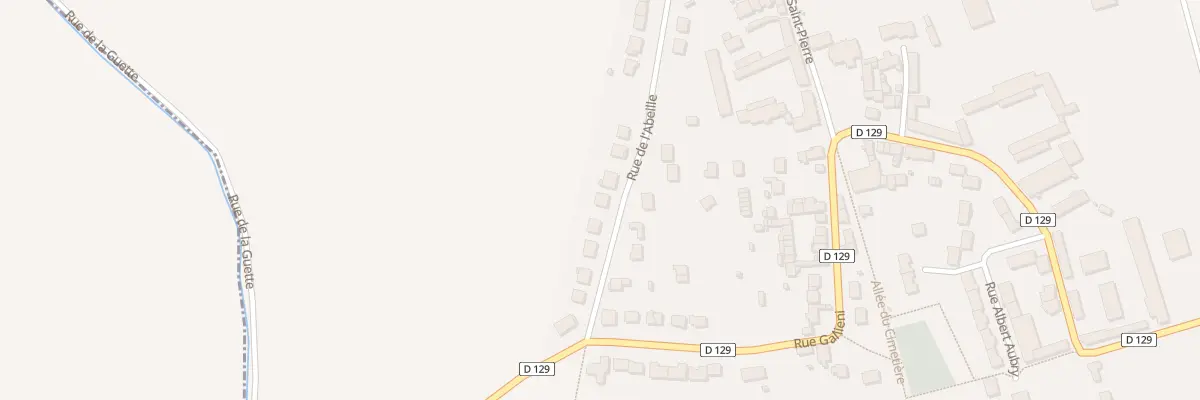 Plan du 11 Rue de l’Abeille à Villeroy