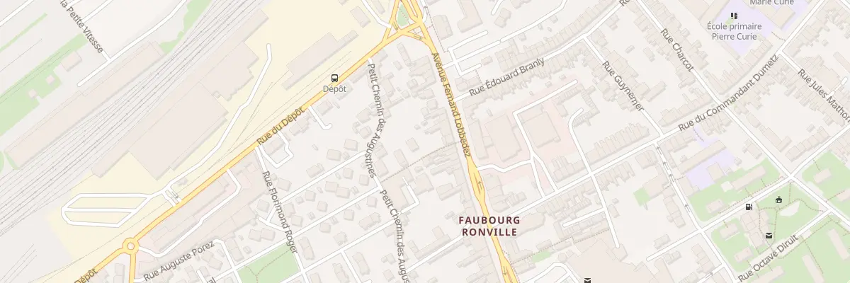Plan du 30 Av Fernand Lobbedez à Arras
