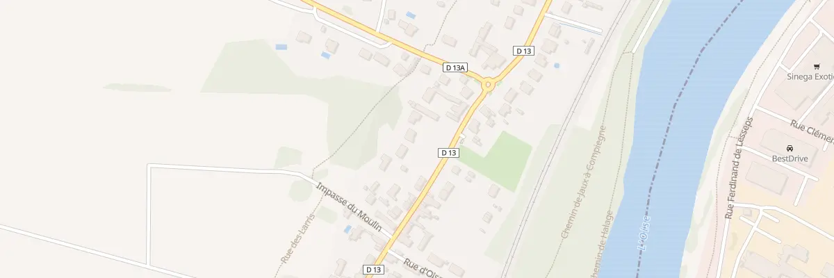 Plan du 861 Rue de la République à Jaux
