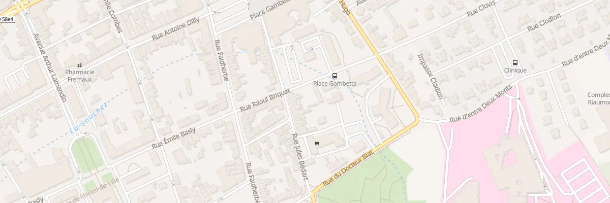Plan du 20 Rue Jules Bédart à Liévin
