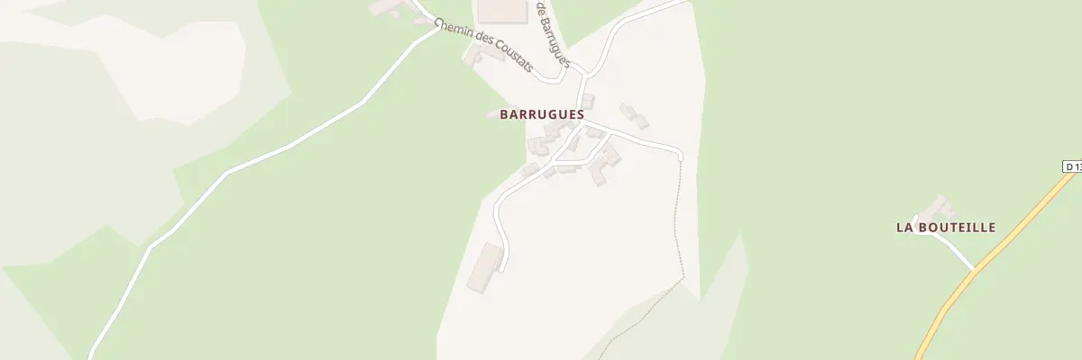 Plan du 5117 Barrugues au Cayrol