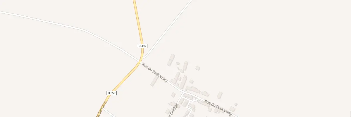 Plan du 3 Rue du Petit Voisy à Veaugues