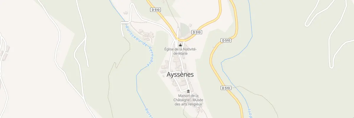 Plan du 5013 Ayssenes à Ayssènes