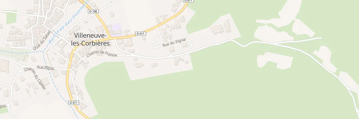 Plan du 14 Che de Fraïsse à Villeneuve-les-Corbières