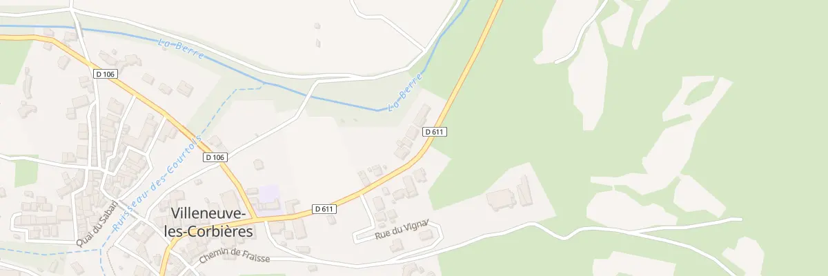 Plan du 6 Av des Hautes Corbières à Villeneuve-les-Corbières