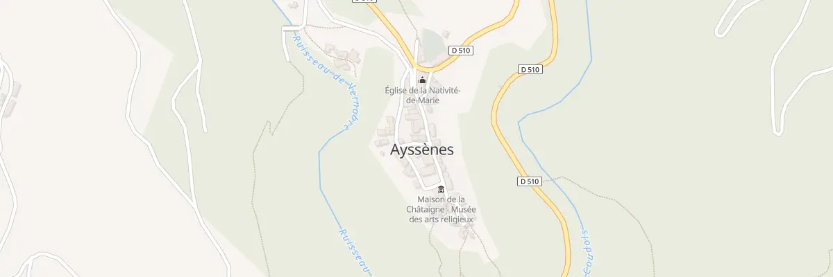 Plan du 5010 Ayssenes à Ayssènes