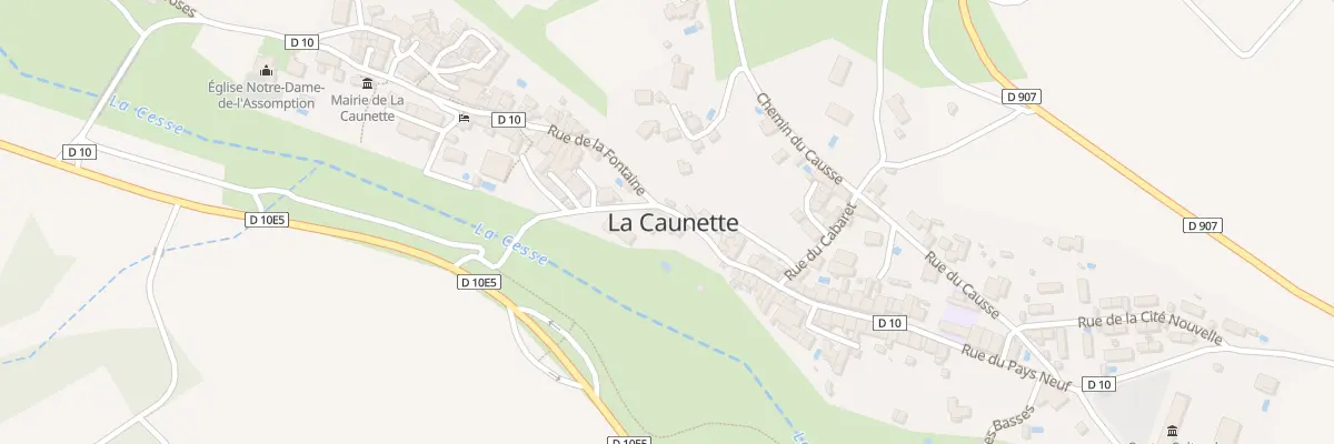 Plan du 5117 La Cote à La Caunette