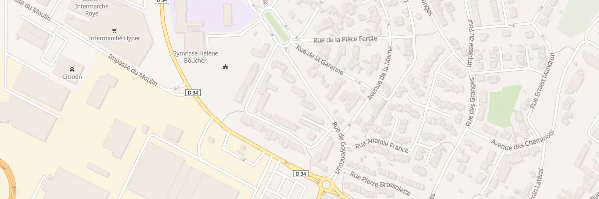 Plan du 157 Rue de Goyencourt à Roye