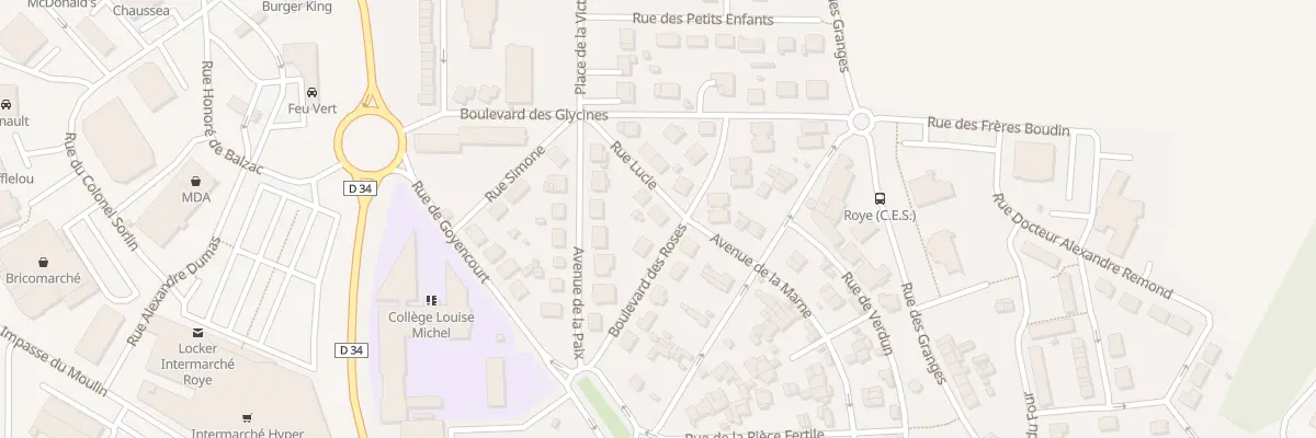 Plan du 3 Rue Lucie à Roye