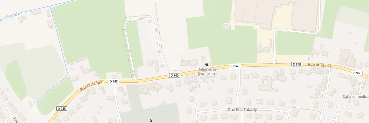 Plan du 1951 Rue de la Lys à Sailly-sur-la-Lys