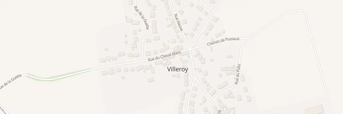 Plan du 5 Rue du Cheval Blanc à Villeroy