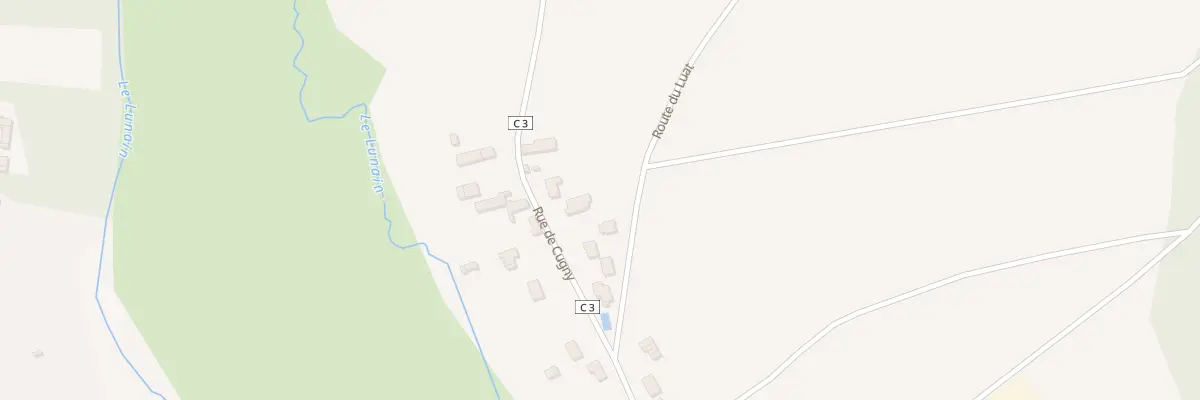 Plan du 14T Rue de Cugny à Nonville