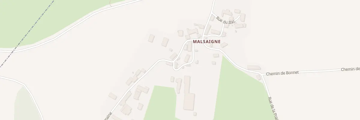 Plan du 5287 Malsaigne à Bromont-Lamothe
