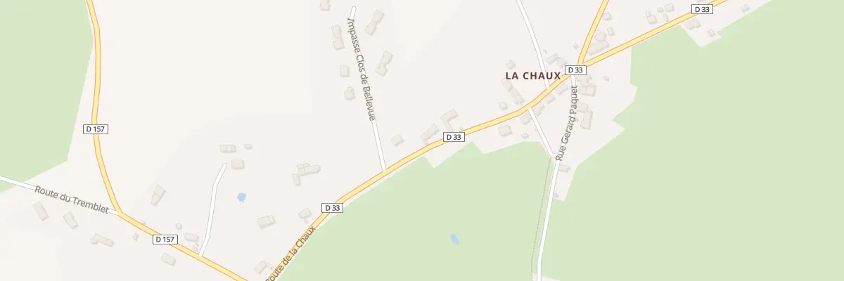 Plan du 11 Rte de la Chaux à Deneuille-les-Mines