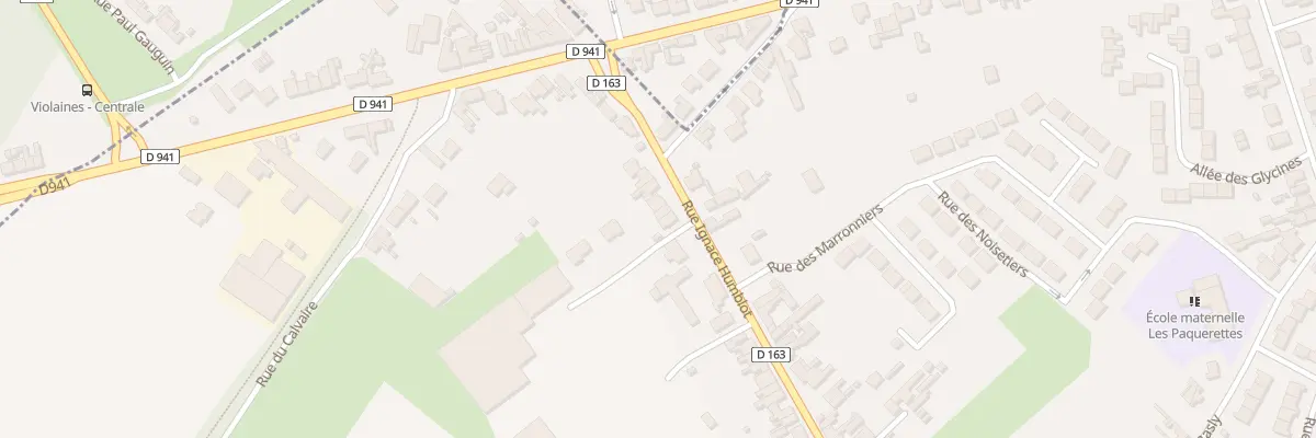 Plan du 3A Rue Ignace Humblot à Auchy-les-Mines