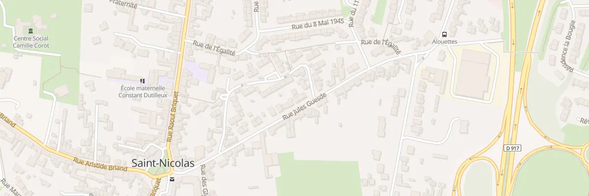 Plan du 29 Rue Jules Guesde à Saint-Nicolas