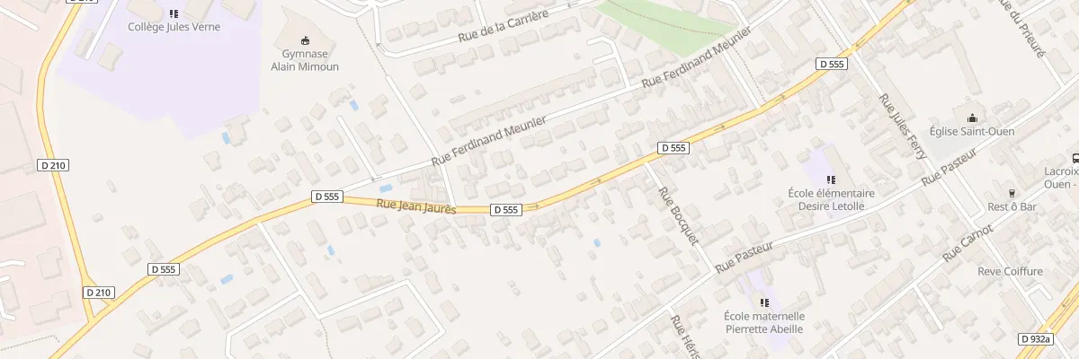 Plan du 45B Rue Jean Jaurès à Lacroix-Saint-Ouen