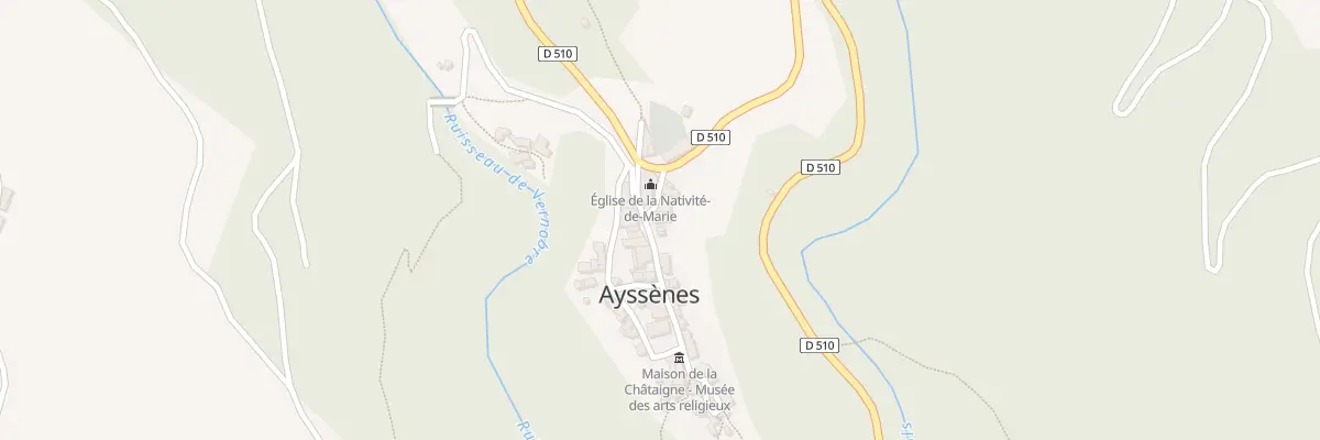 Plan du 5023 Ayssenes à Ayssènes