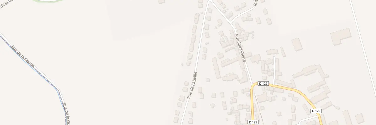 Plan du 21 Rue de l’Abeille à Villeroy