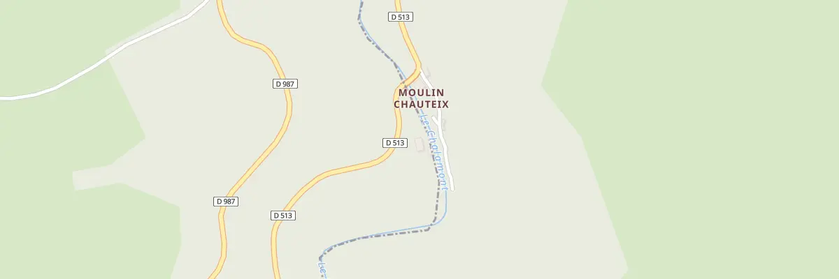 Plan du 5374 Moulin de Chauteix à Saint-Priest-des-Champs