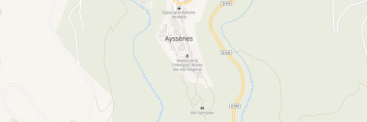 Plan du 5007 Ayssenes à Ayssènes