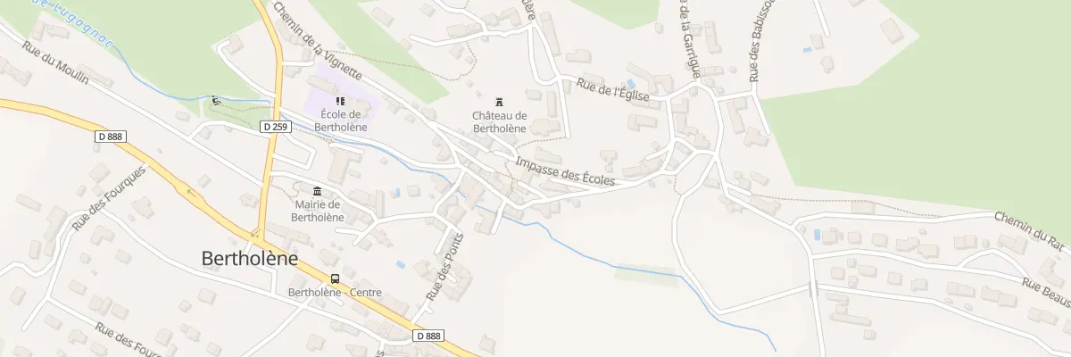 Plan du 49 Imp Bellevue à Bertholène