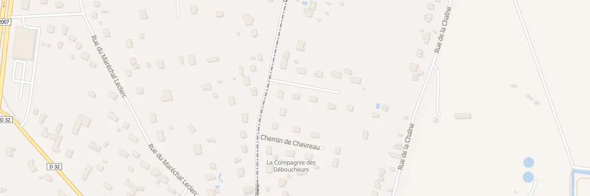 Plan du 41 Che de Chevreau à Ferrières-en-Gâtinais