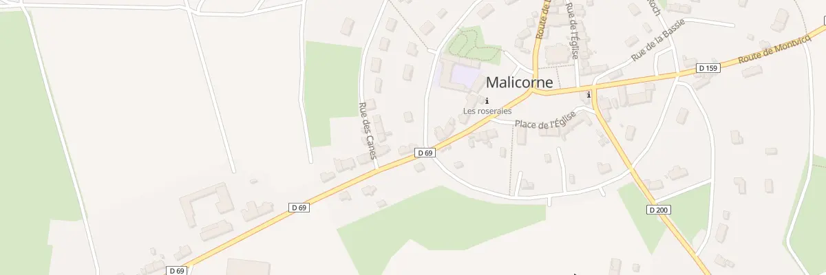 Plan du 4 Rte de Commentry à Malicorne