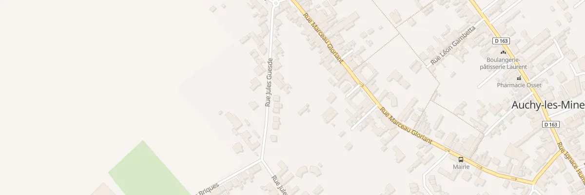 Plan du 54 Rue Jules Guesde à Auchy-les-Mines