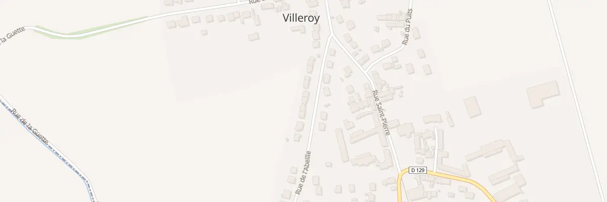 Plan du 29 Rue de l’Abeille à Villeroy