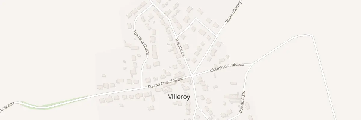 Plan du 3 Rue Neuve à Villeroy