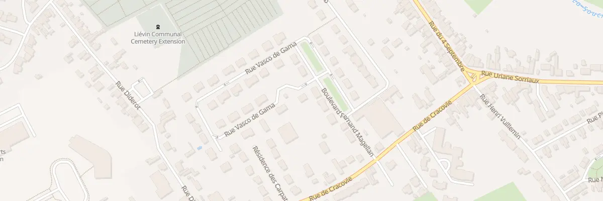 Plan du 28 Rue Vasco de Gama à Liévin